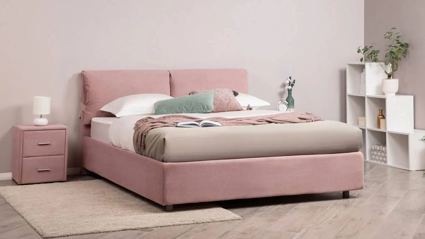 Мягкая кровать Milana New I с подушками для изголовья Askona фотография товара - 1 - большое изображение
